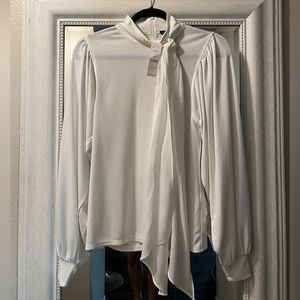 White House Black Market Blouse - White - NWT